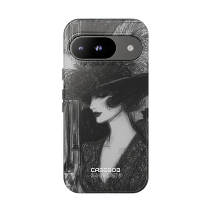 Vintage Feather Elegance Google Pixel 9 - Tough
