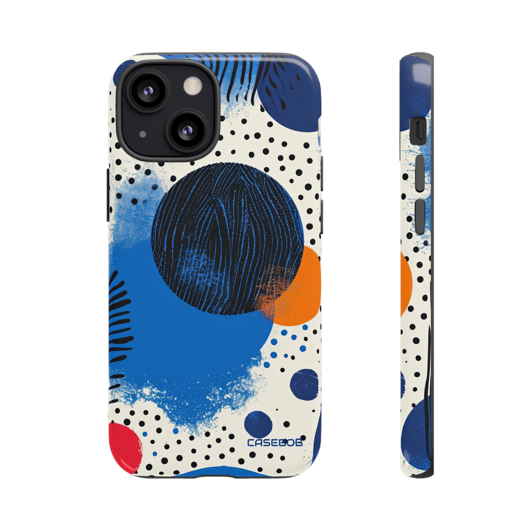 Blue Tranquil Geometry - Protective Phone Case