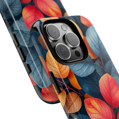 Vibrant Nature Leaves - Tough iPhone 16 Phone Case