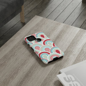 Light Blue Retro - Protective Phone Case