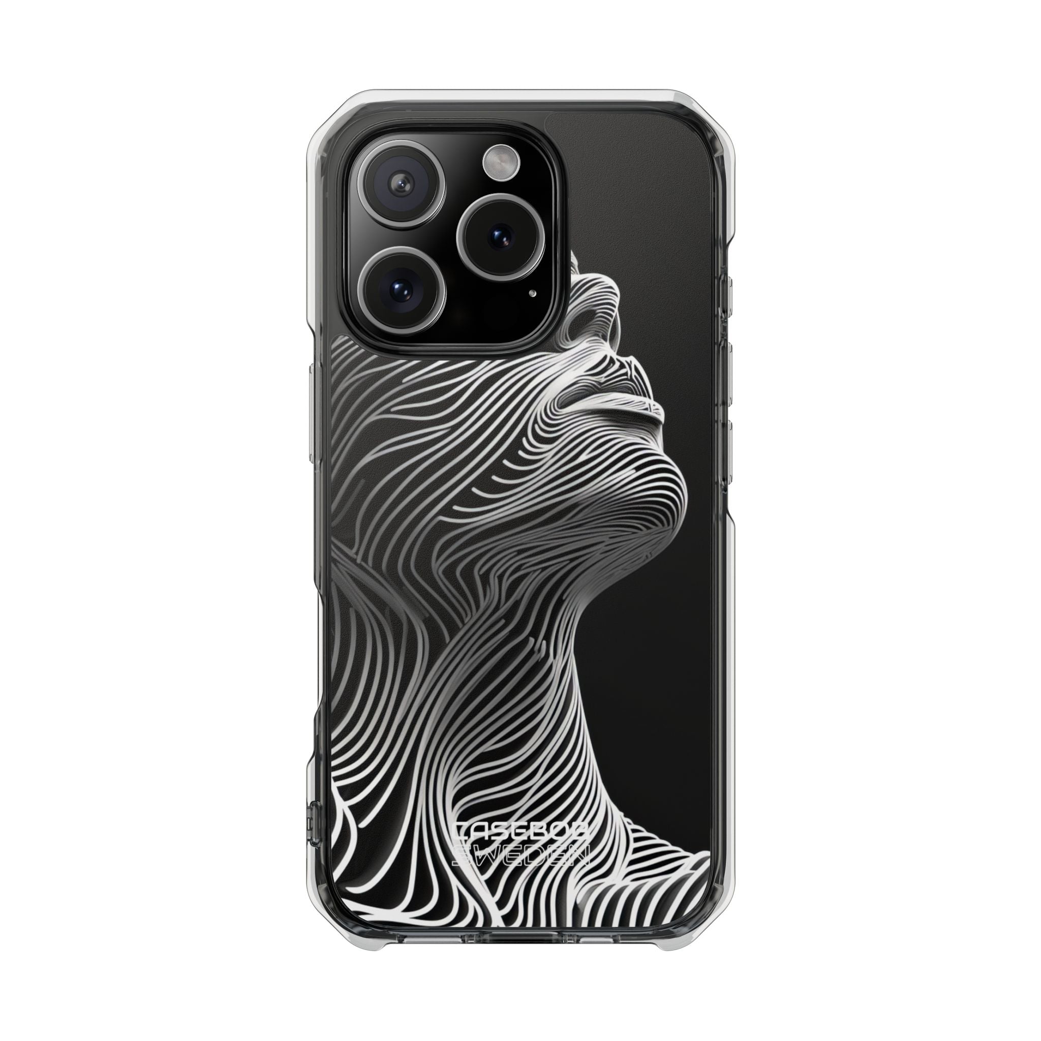 Fluid Face Lines iPhone 16 – Impact Clear+