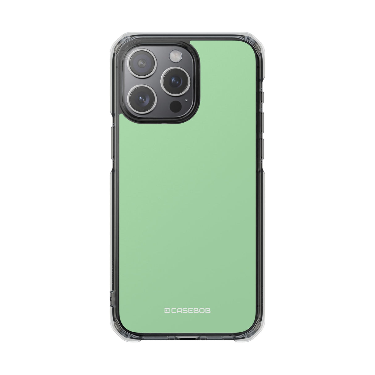 Celadon Green | Phone Case for iPhone (Clear Impact Case - Magnetic)