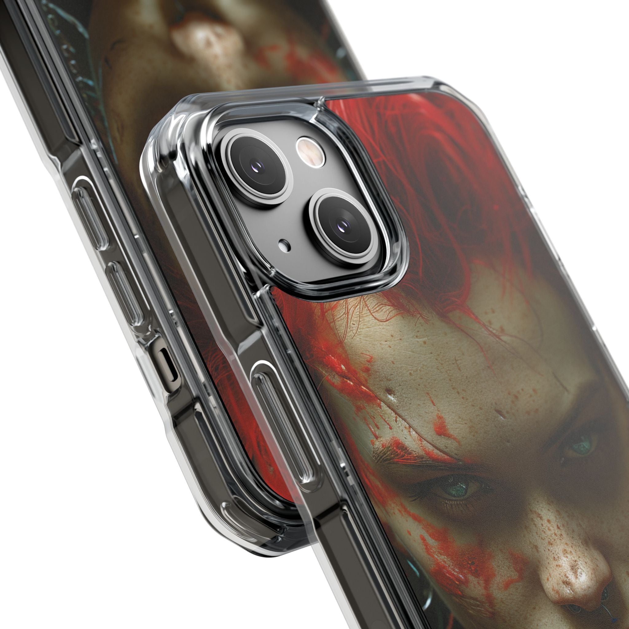 Red Spike Gaze iPhone 14 Case - Impact