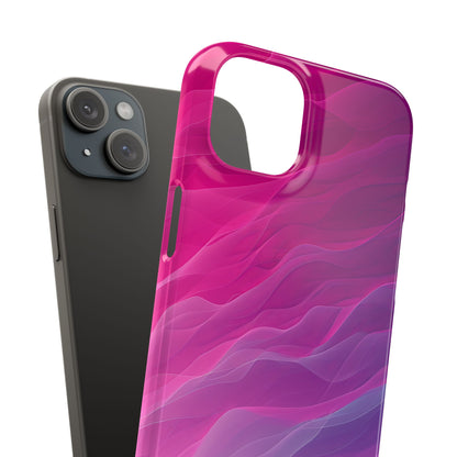 Gradient Oceanflow Waves iPhone 15 - Slim Phone Case