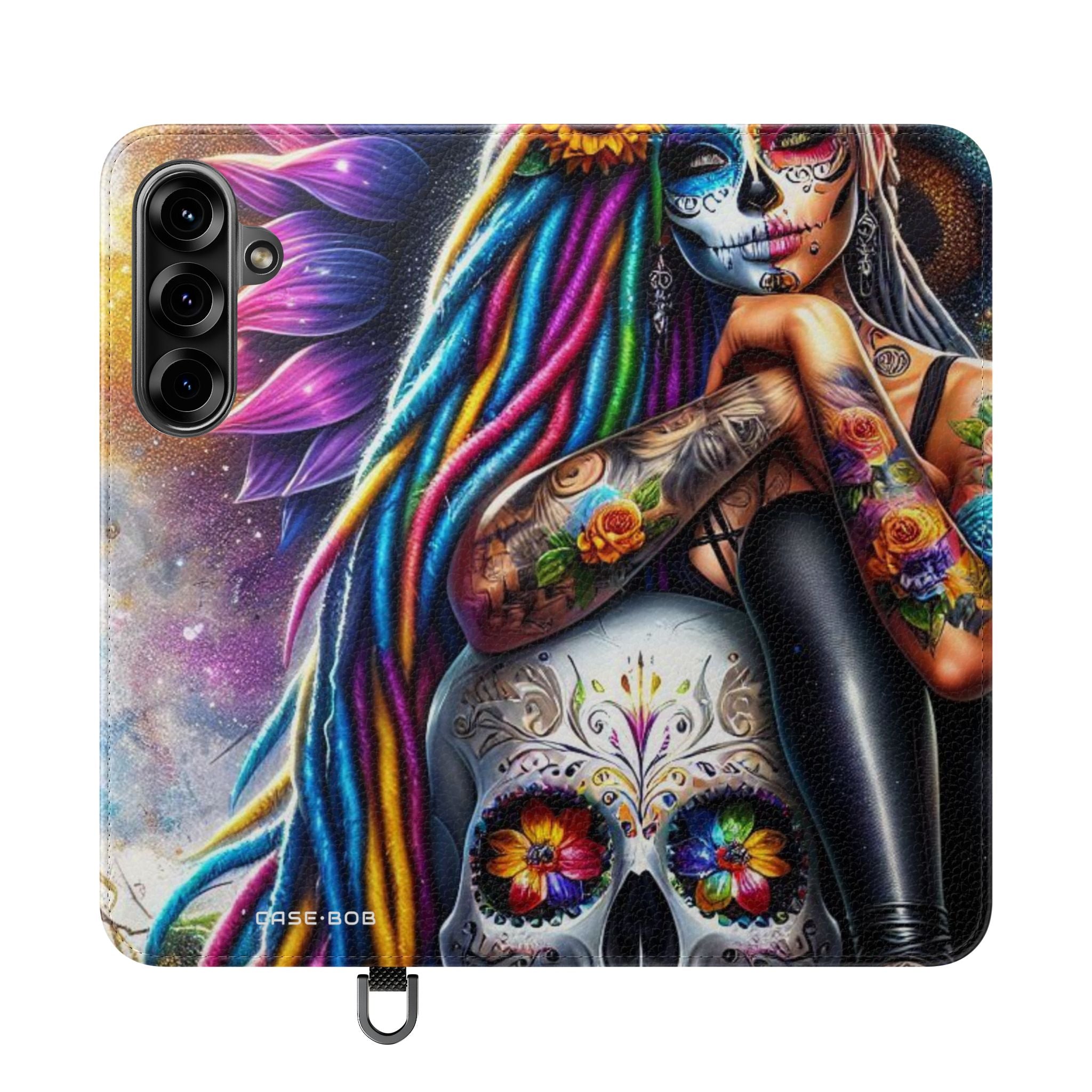 Skull Bloom - Samsung S25+ Case - Lompakko