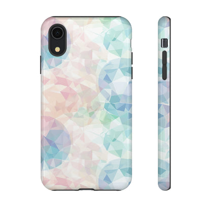 Geometric Intricacy: Pastel Precision - Protective Phone Case