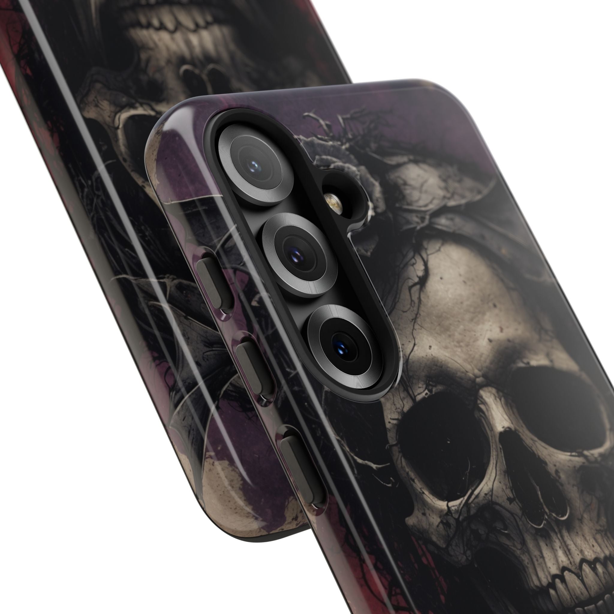 Gothic Skull Crown Samsung S25 Case - Tough