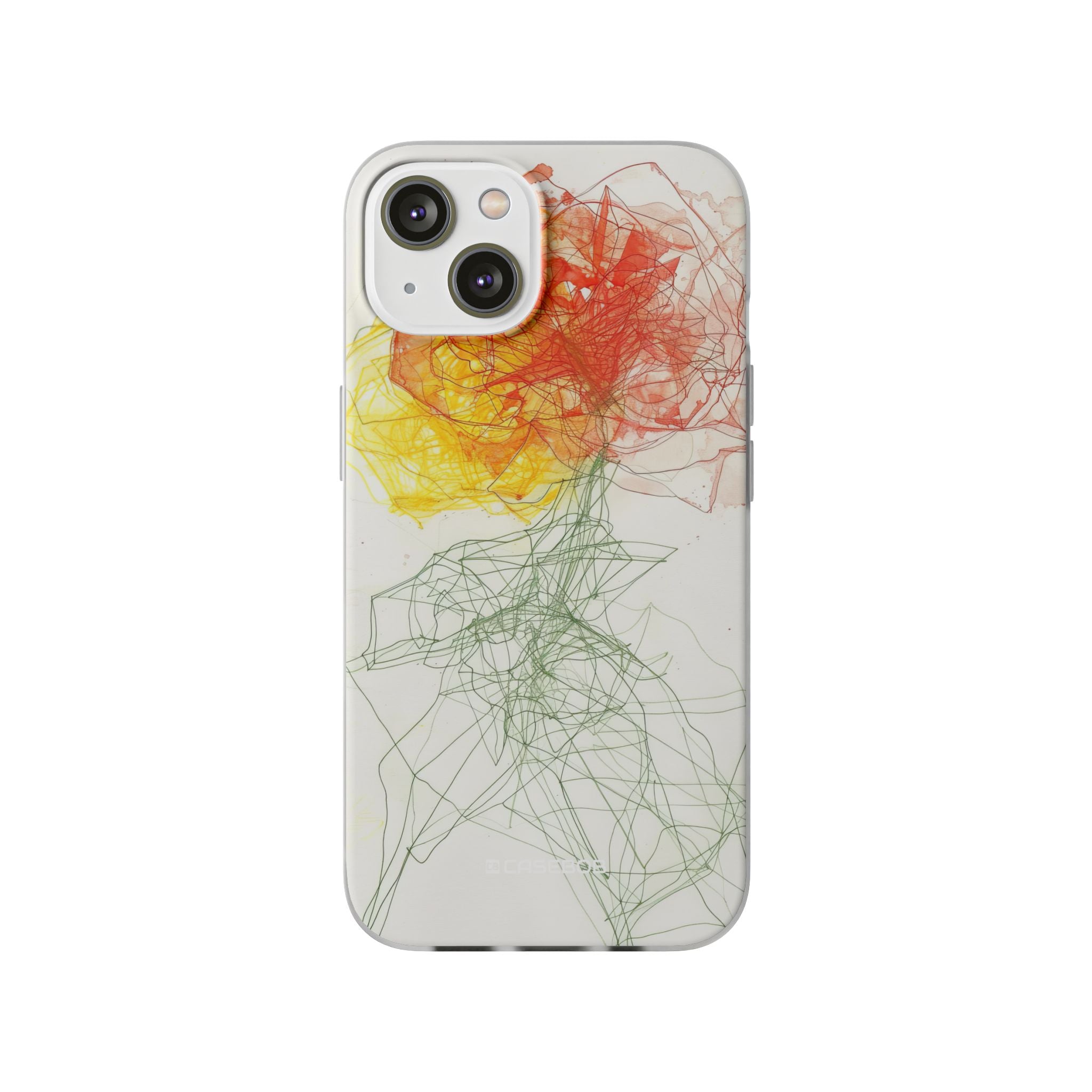 Fiery Blossom | Flexible Phone Case for iPhone