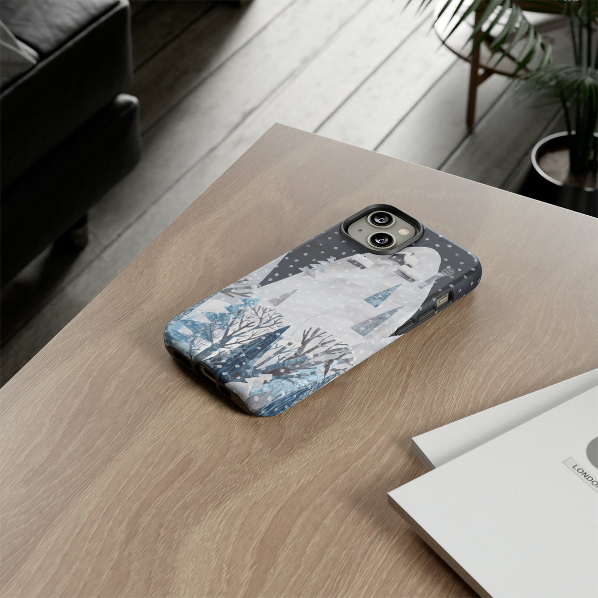 Cute Winter Landscape - Protective Phone Case