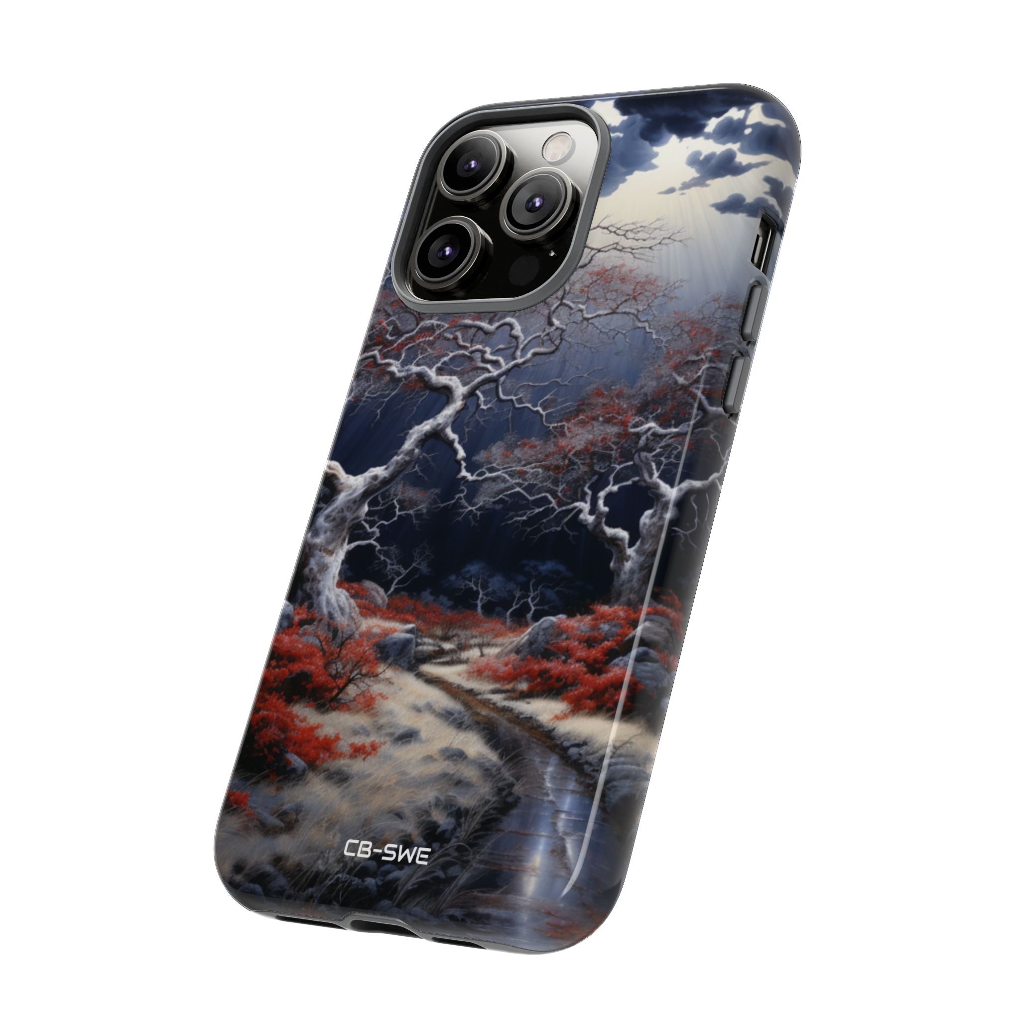 Sunlit Gnarled Forest - iPhone Case