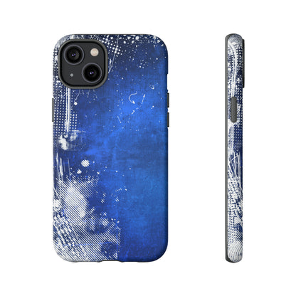 Grunge Blue - Protective Phone Case