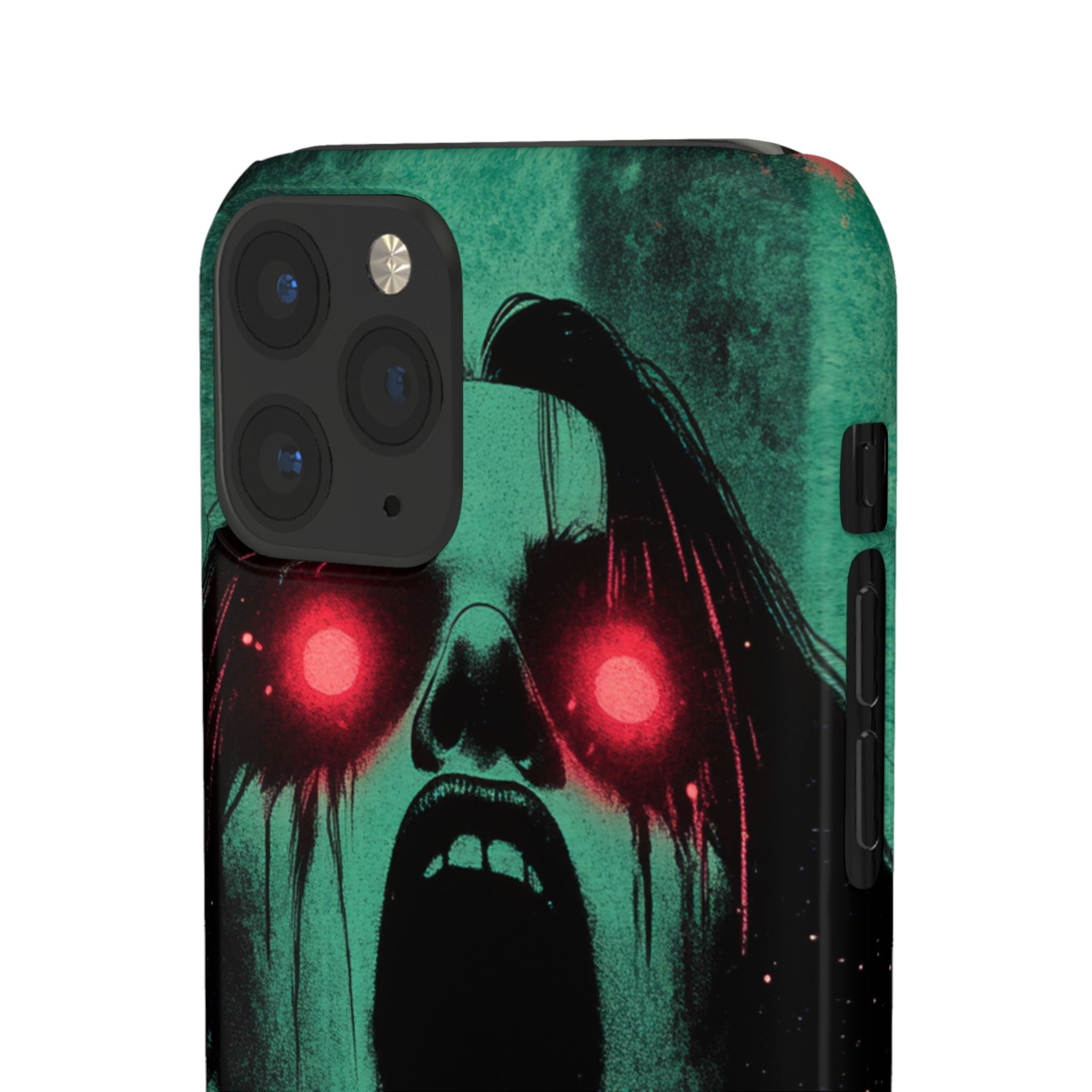 Haunting Glow of Gothic Eyes iPhone 11 - Slim Phone Case