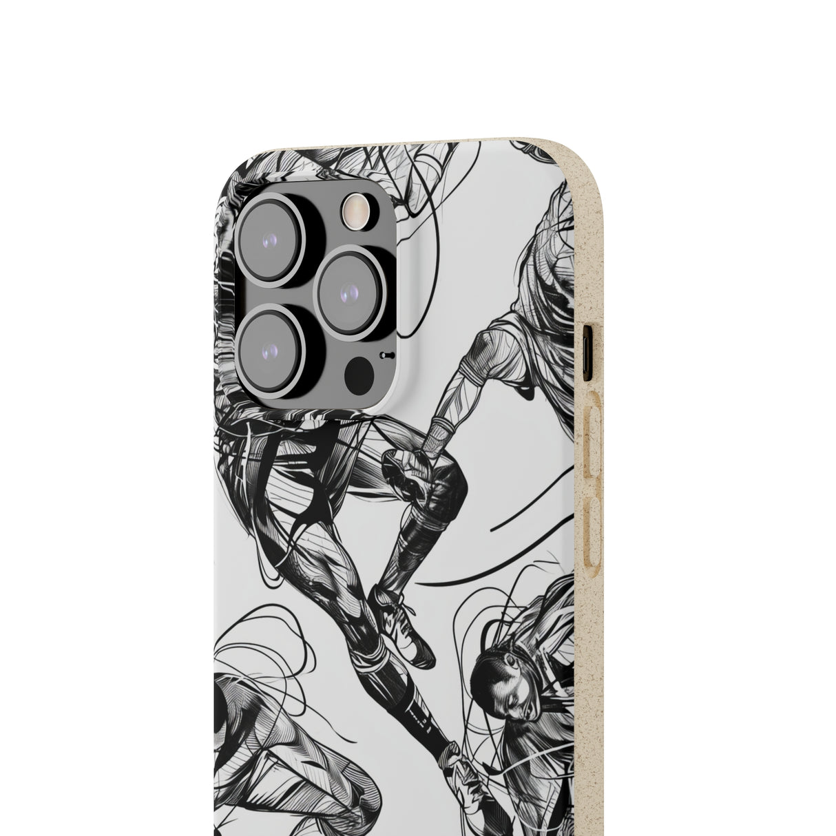 Dynamic Athletic Surrealism | Biodegradable Phone Case