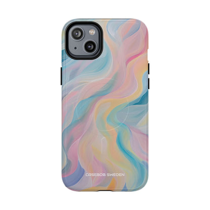 Dreamy Pastel Swirls - Tough + MagSafe® iPhone 14 Phone Case