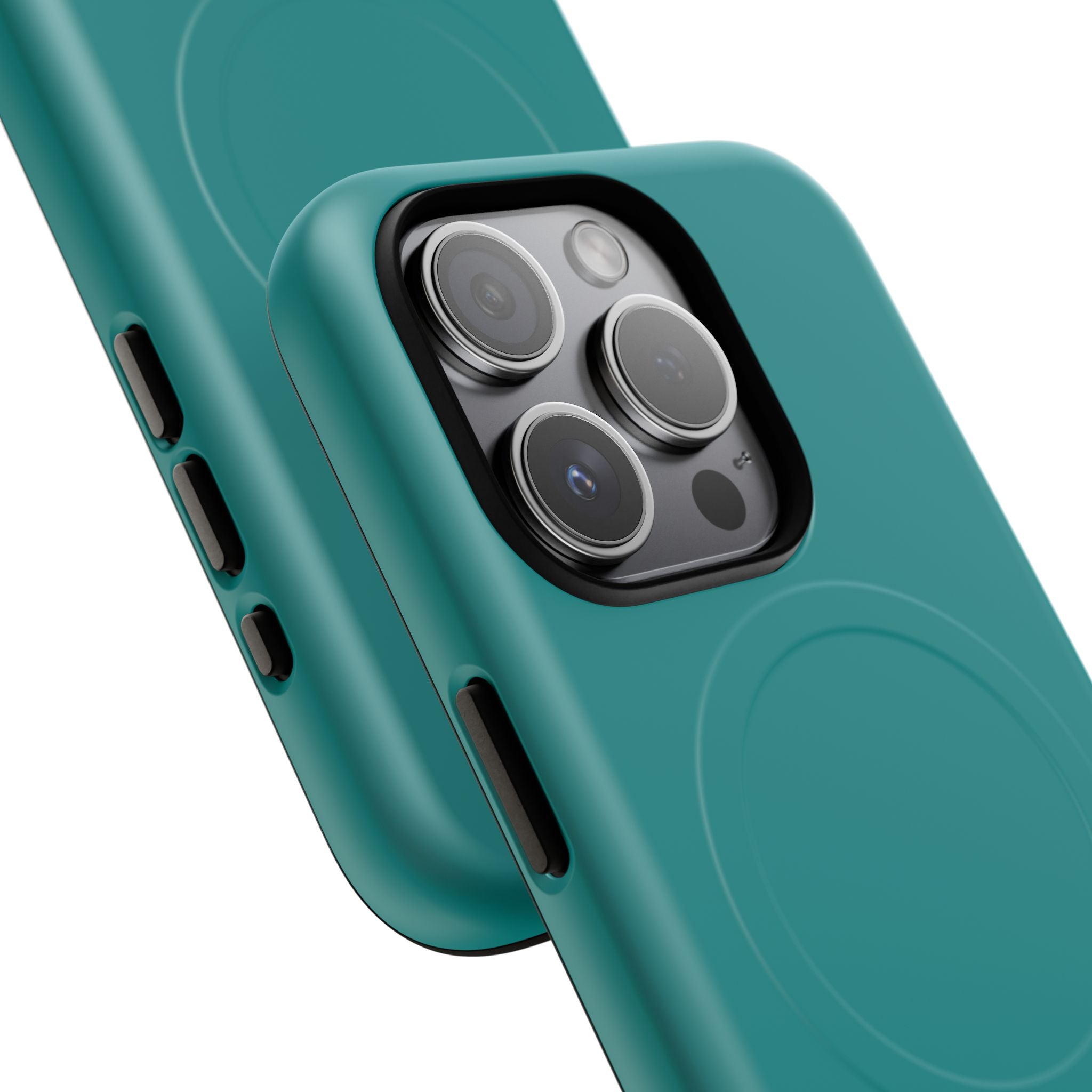 Dark Cyan iPhone 15 | Tough+ Phone Case