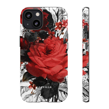 Cheruse Gothic Flower - Protective Phone Case