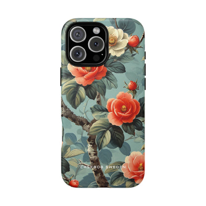 Vintage Floral Romance iPhone 16 | Tough+ Phone Case