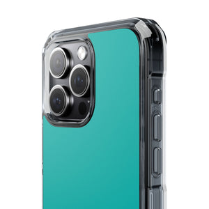 Tiffany Blue | Handyhülle für iPhone (Clear Impact Case – magnetisch) 