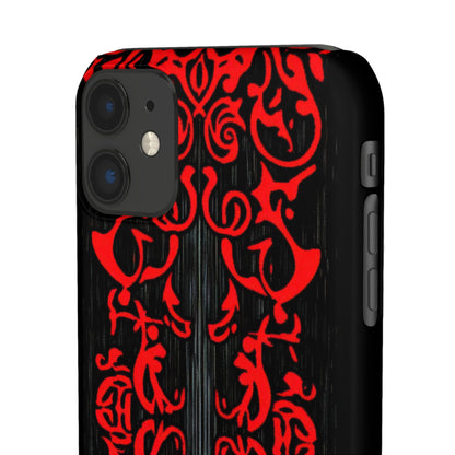 Gothic Crimson Symmetry iPhone 11 - Slim Phone Case