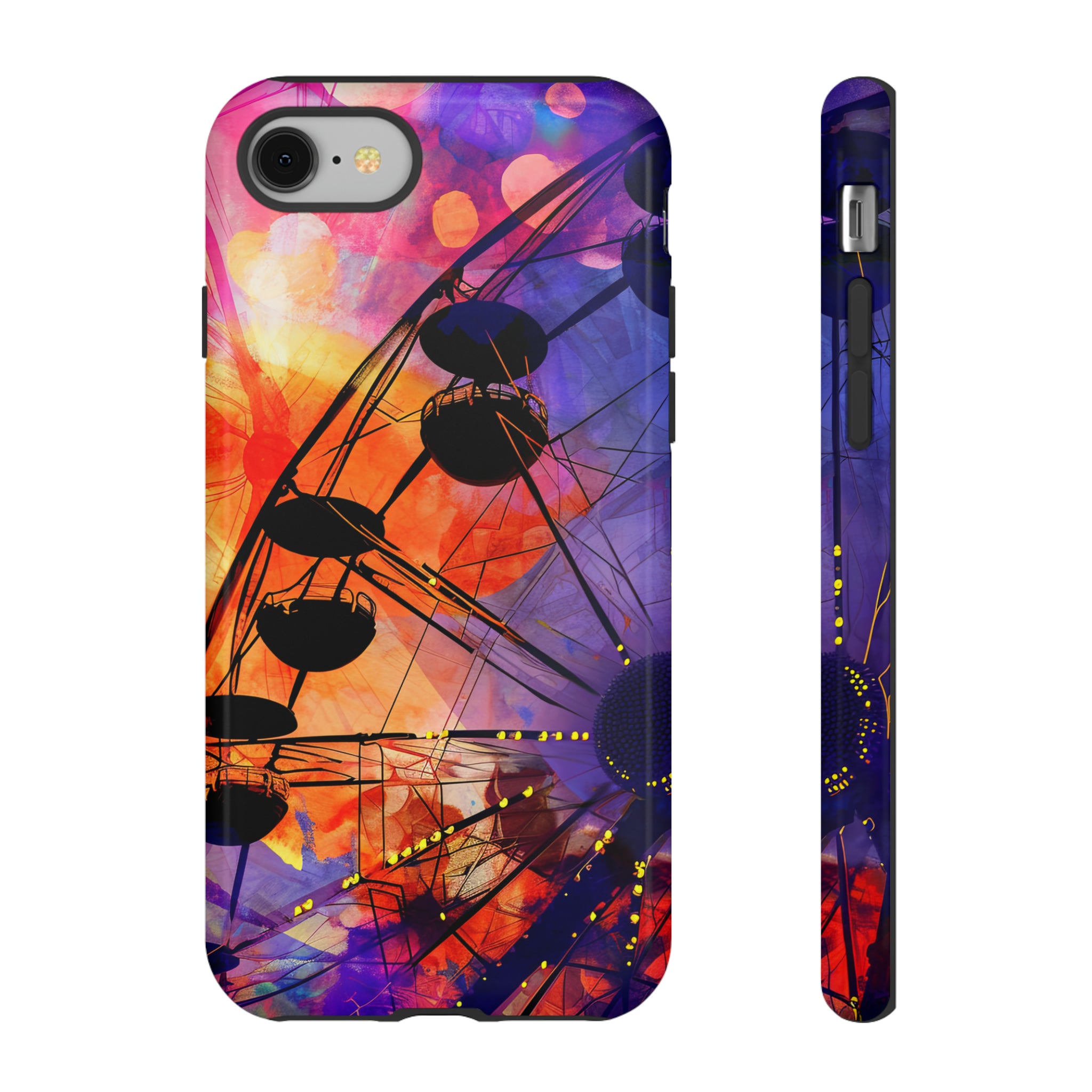 Romantic Ferris Wheel Delight - Protective Phone Case