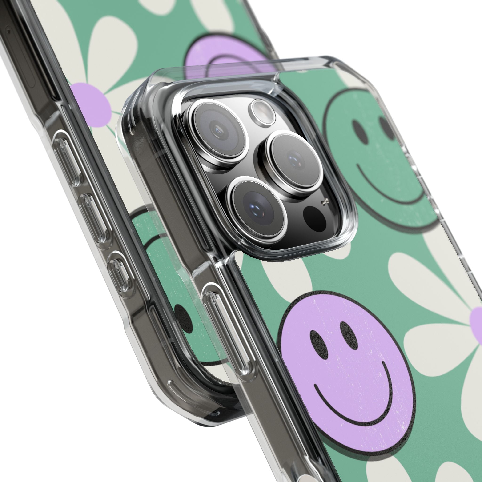 Smiley Daisy Glow iPhone 16 Pro Case - Impact