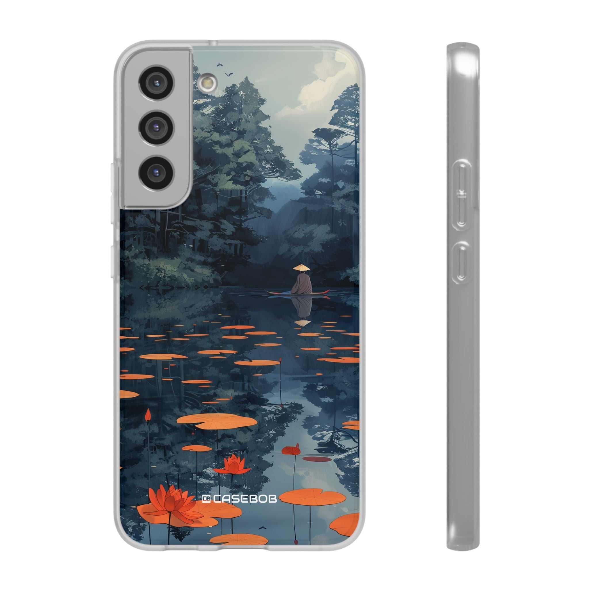 Tranquil Lotus Serenity | Flexible Phone Case for Samsung Galaxy