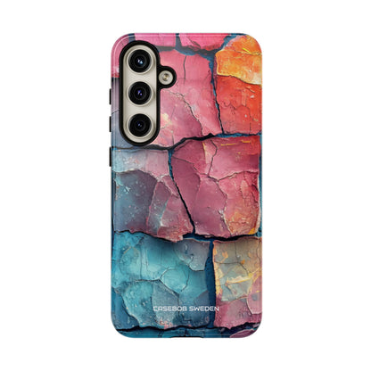 Cracked Earth Mosaic - Tough Samsung S24 Phone Case