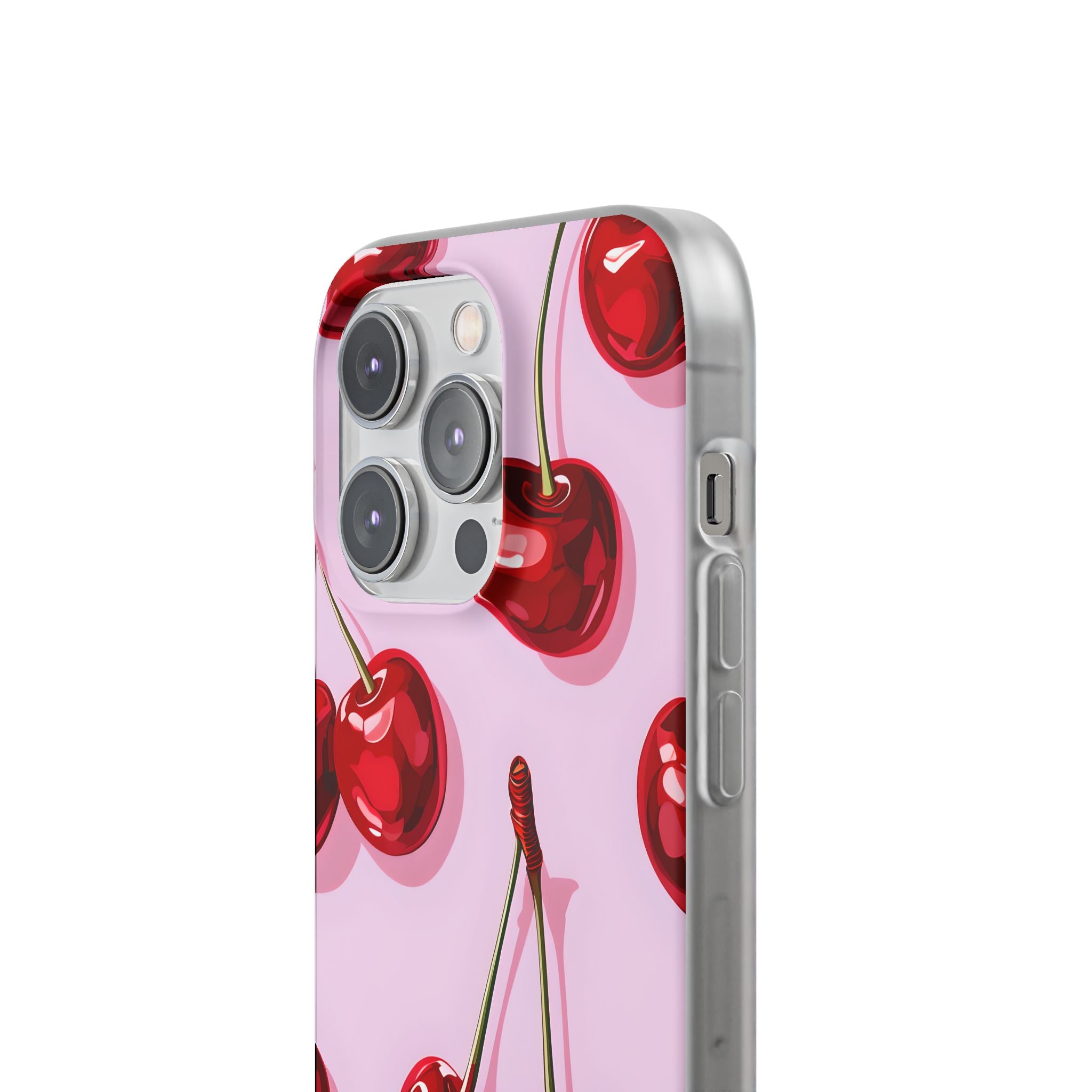 Glossy Cherry Burst iPhone 14 Pro Case - Soft