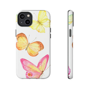 Watercolor Butterflyes - Protective Phone Case