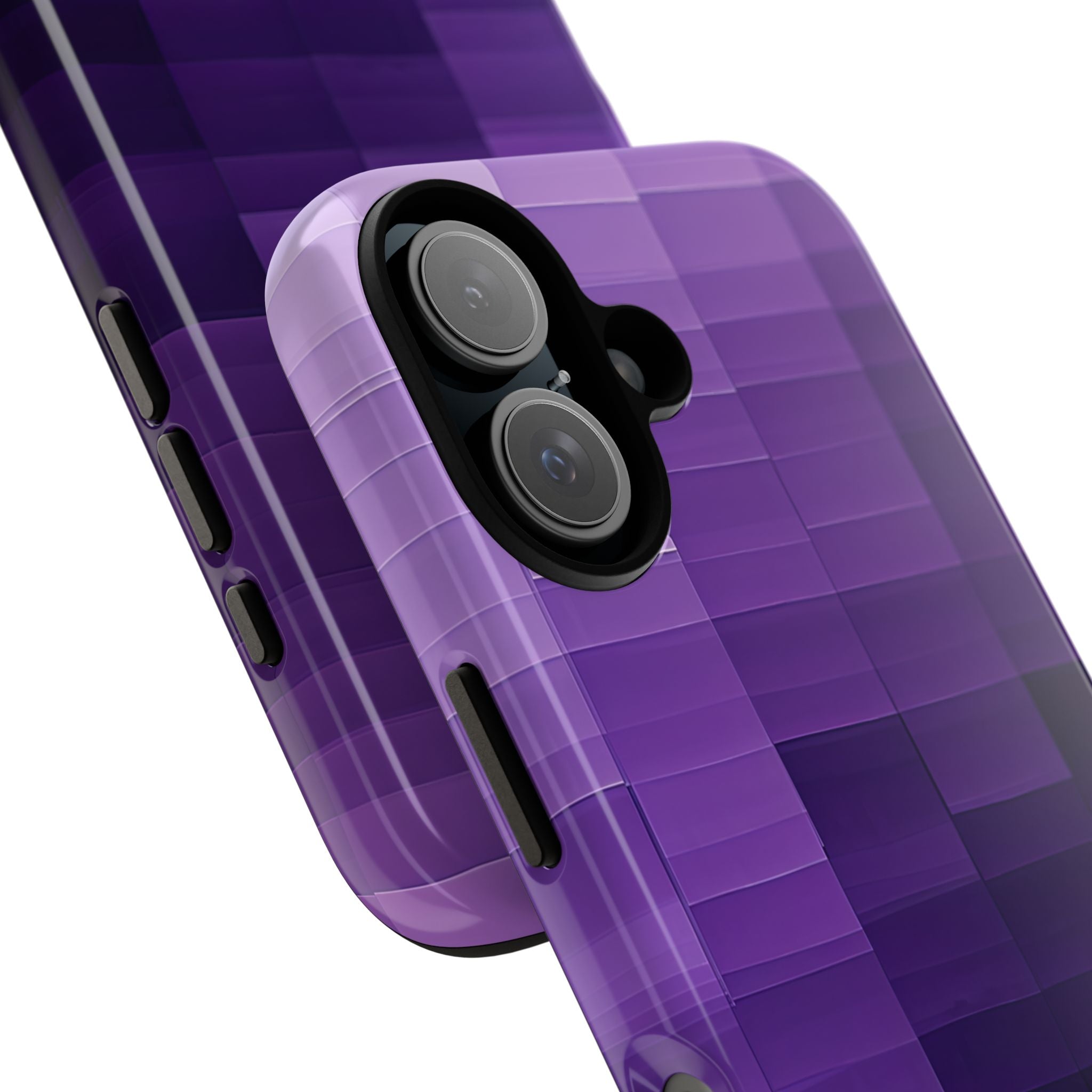 Paarse Horizon Raster iPhone 16 - Tough