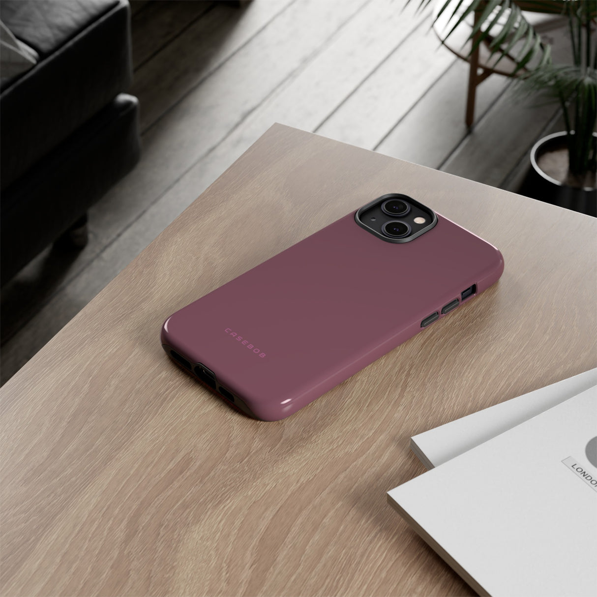 Mauve Taupe - Protective Phone Case