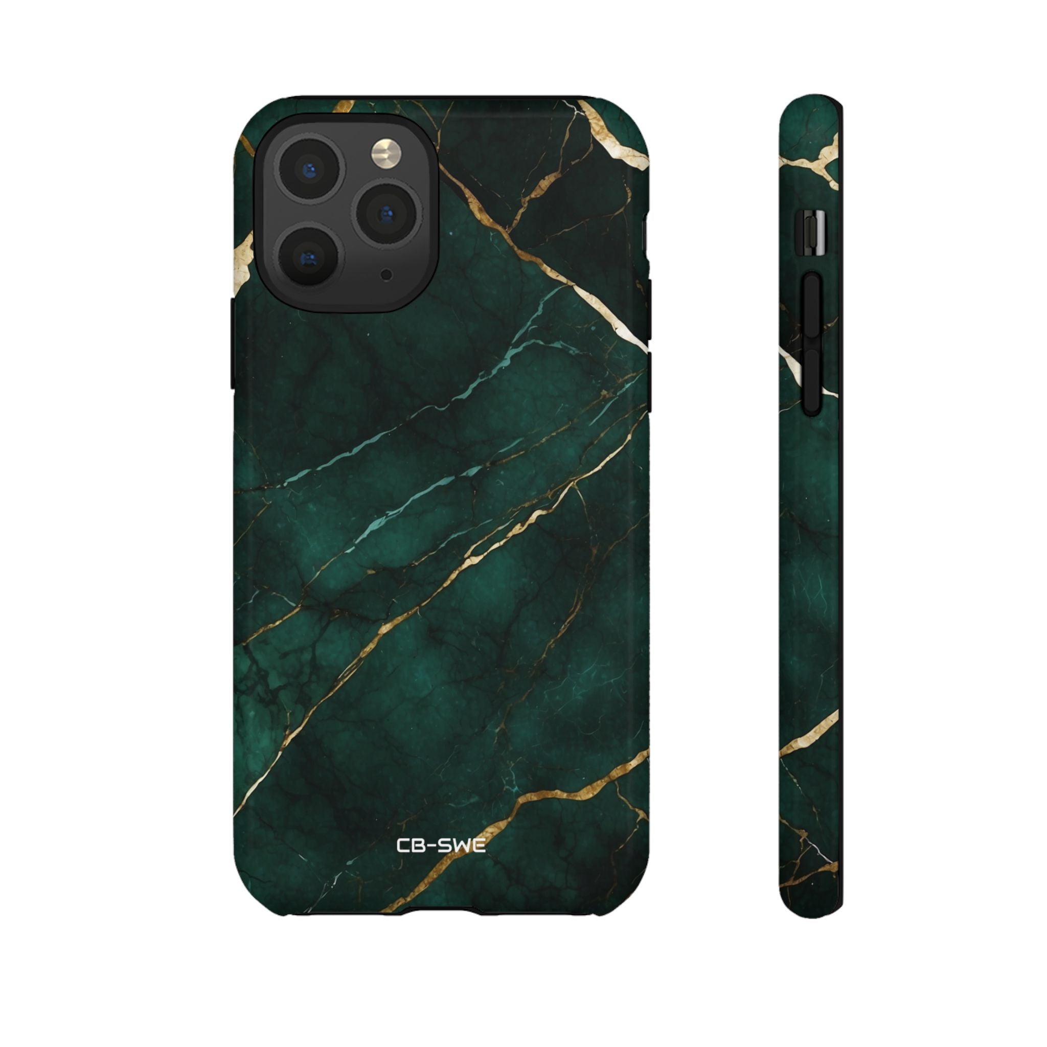 Emerald Veins Flow - iPhone Case