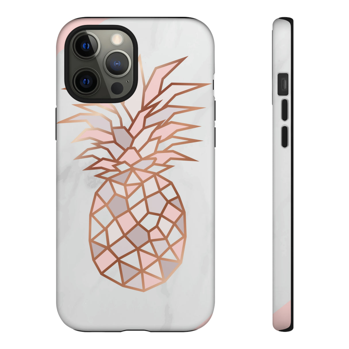 Ananas Roségold - Schutzhülle fürs Handy