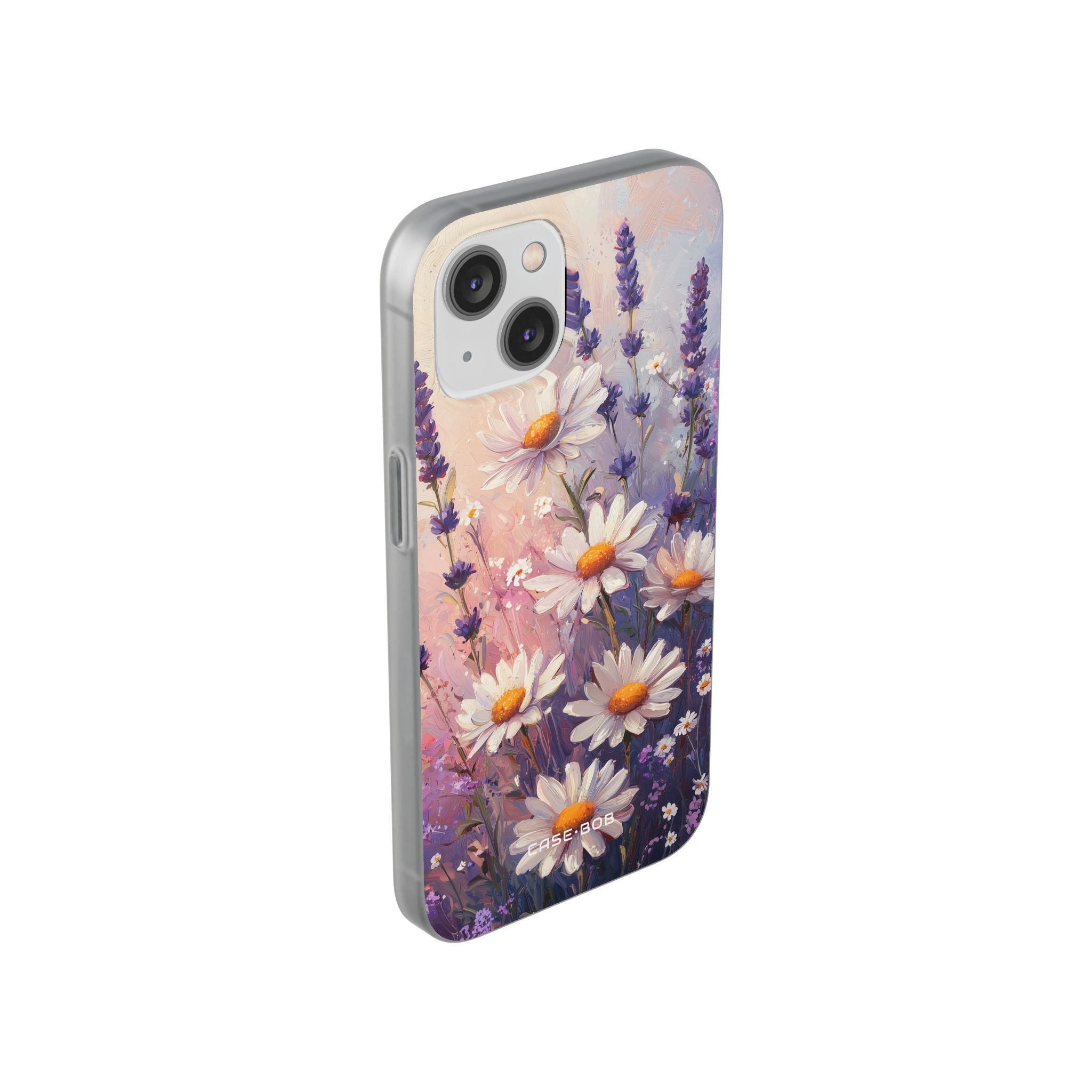 Daisy Lavender Bloom iPhone 14 Case - Soft