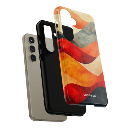 Cracked Wave Sunset Samsung S24 Case - Tough