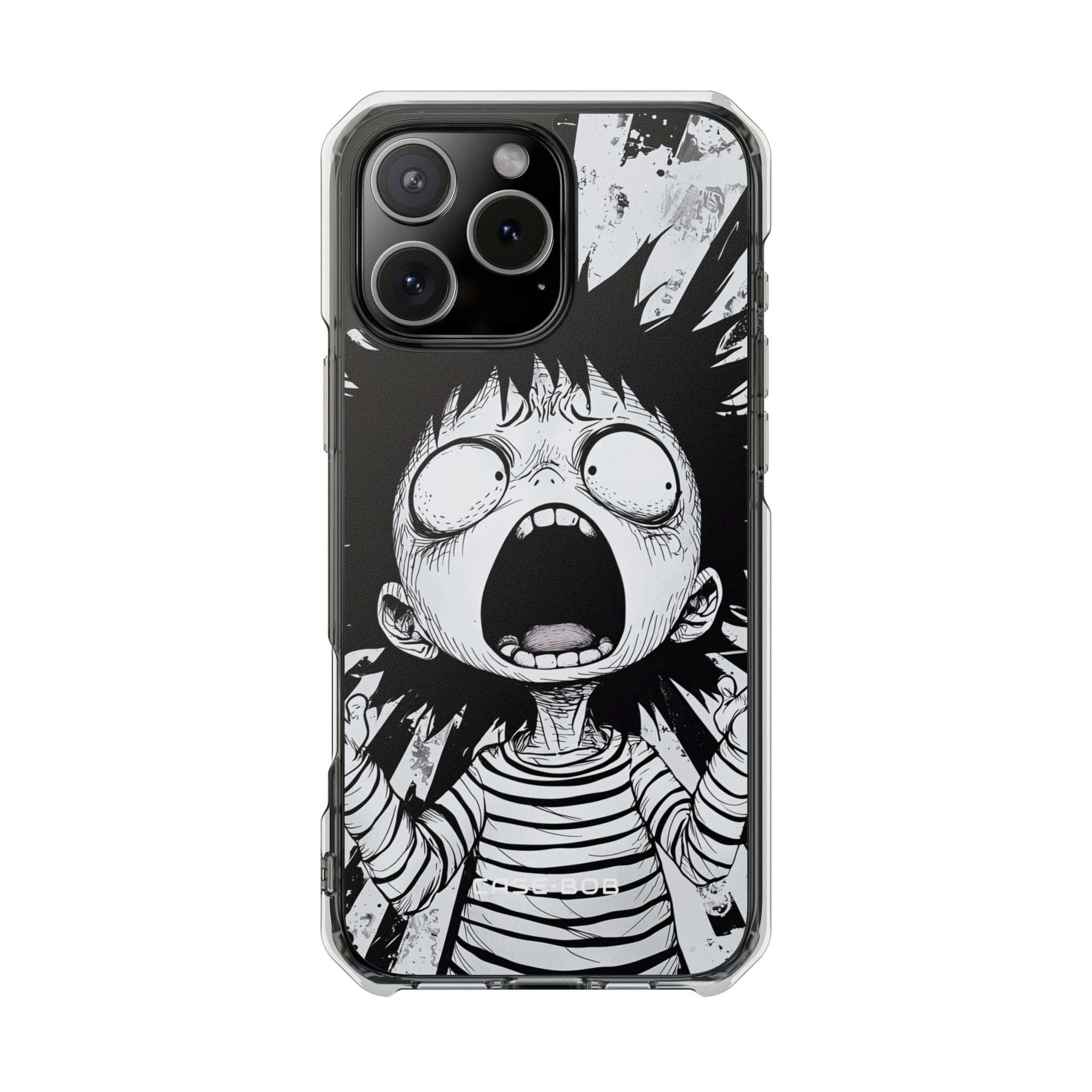 Screaming Stripes iPhone 16 Pro Max Case - Impact