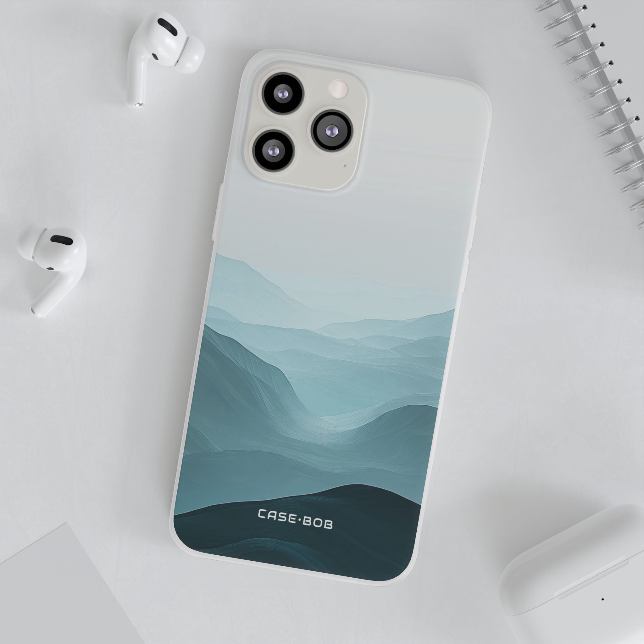 Teal Mist Mountains iPhone 13 Pro Max - Soft