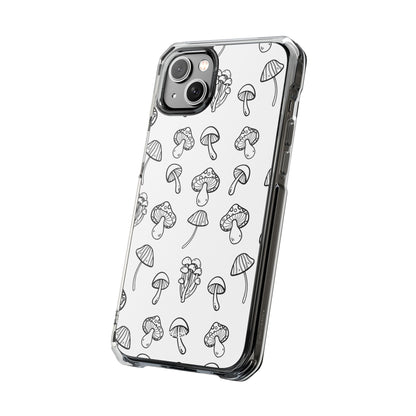 Mushroom Line Play iPhone Case - Impact