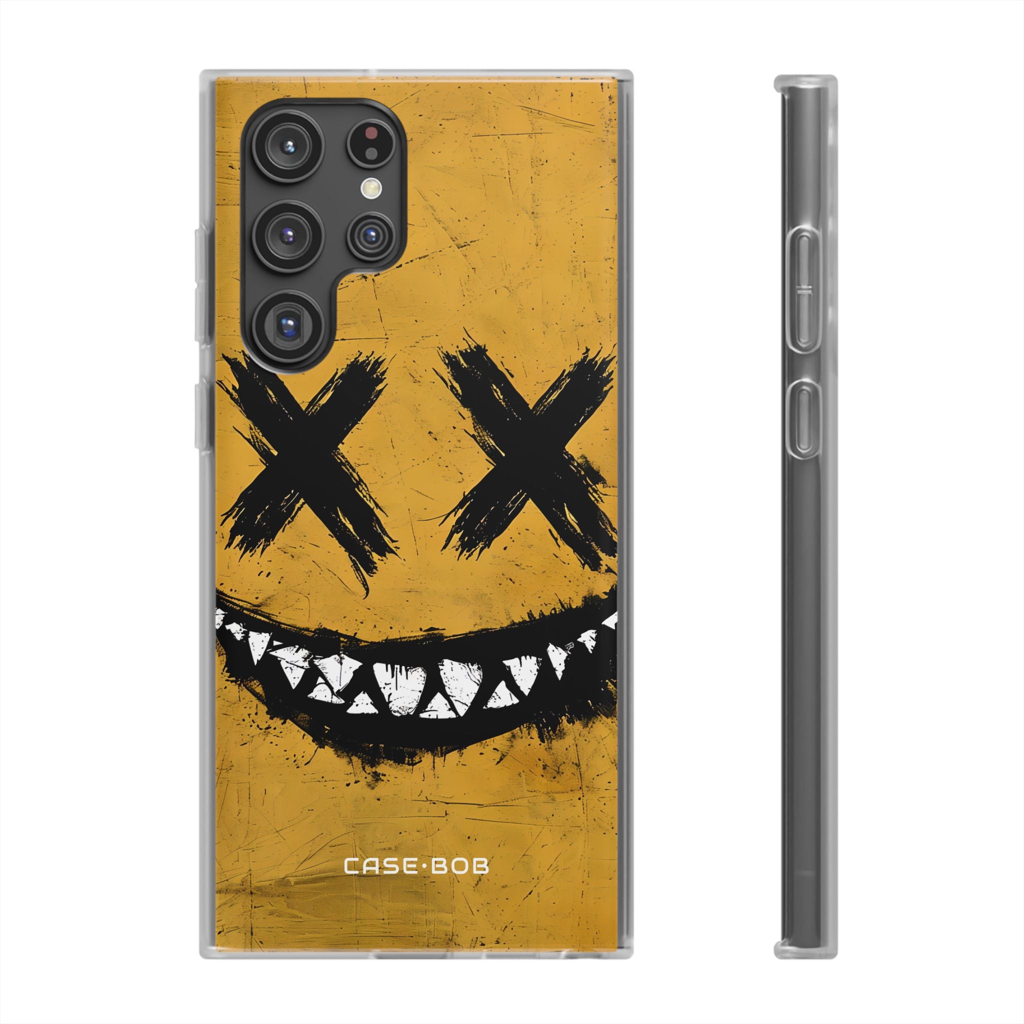 Jagged Smile Yellow Samsung S22 Ultra Case - Soft
