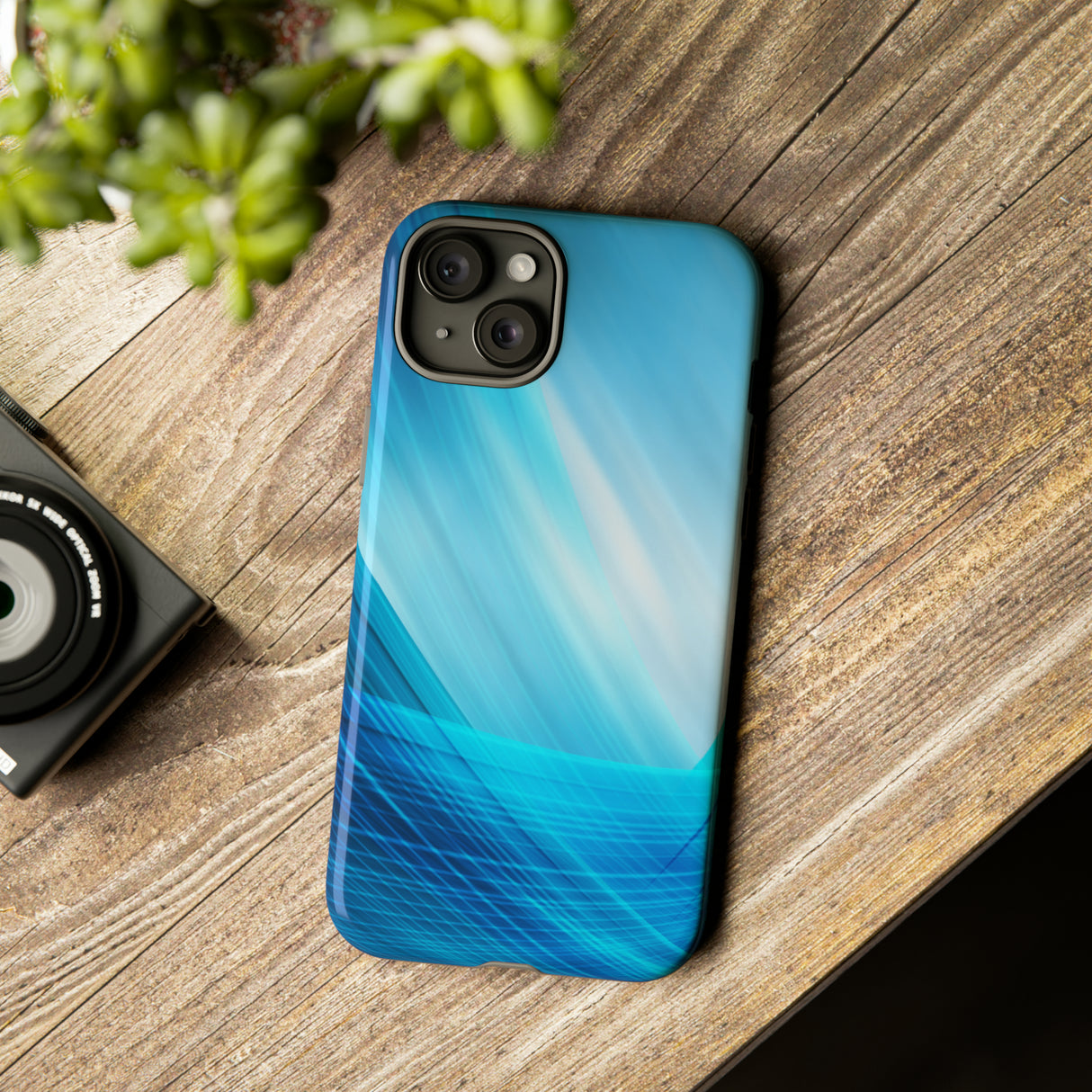 Abstract Blue - Protective Phone Case