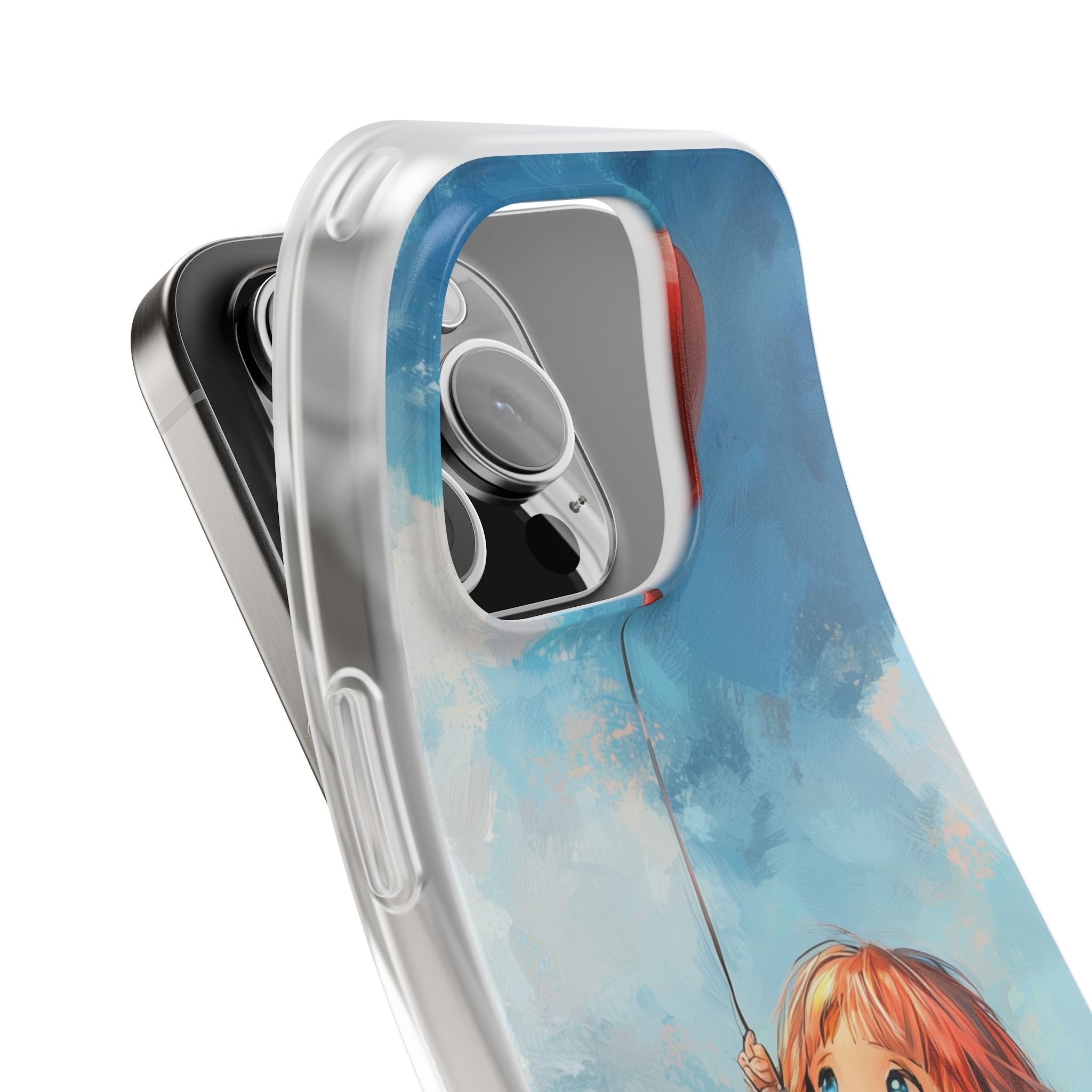 Heart Balloon Whimsy iPhone 16 Pro Case - Soft