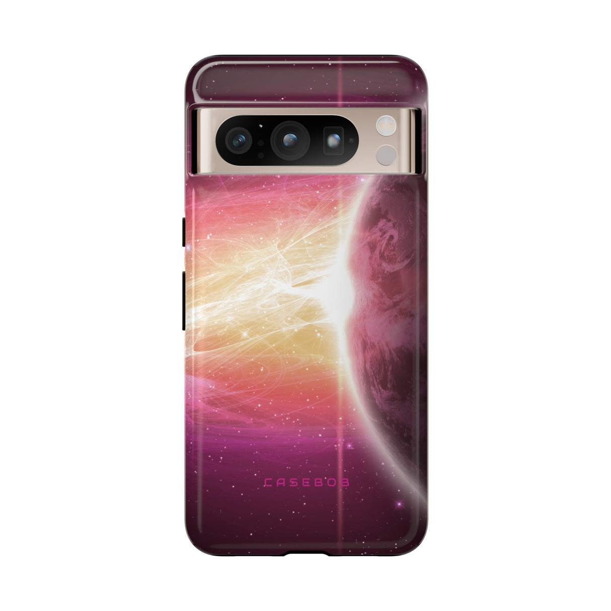 Purple Planets in Space - Protective Phone Case