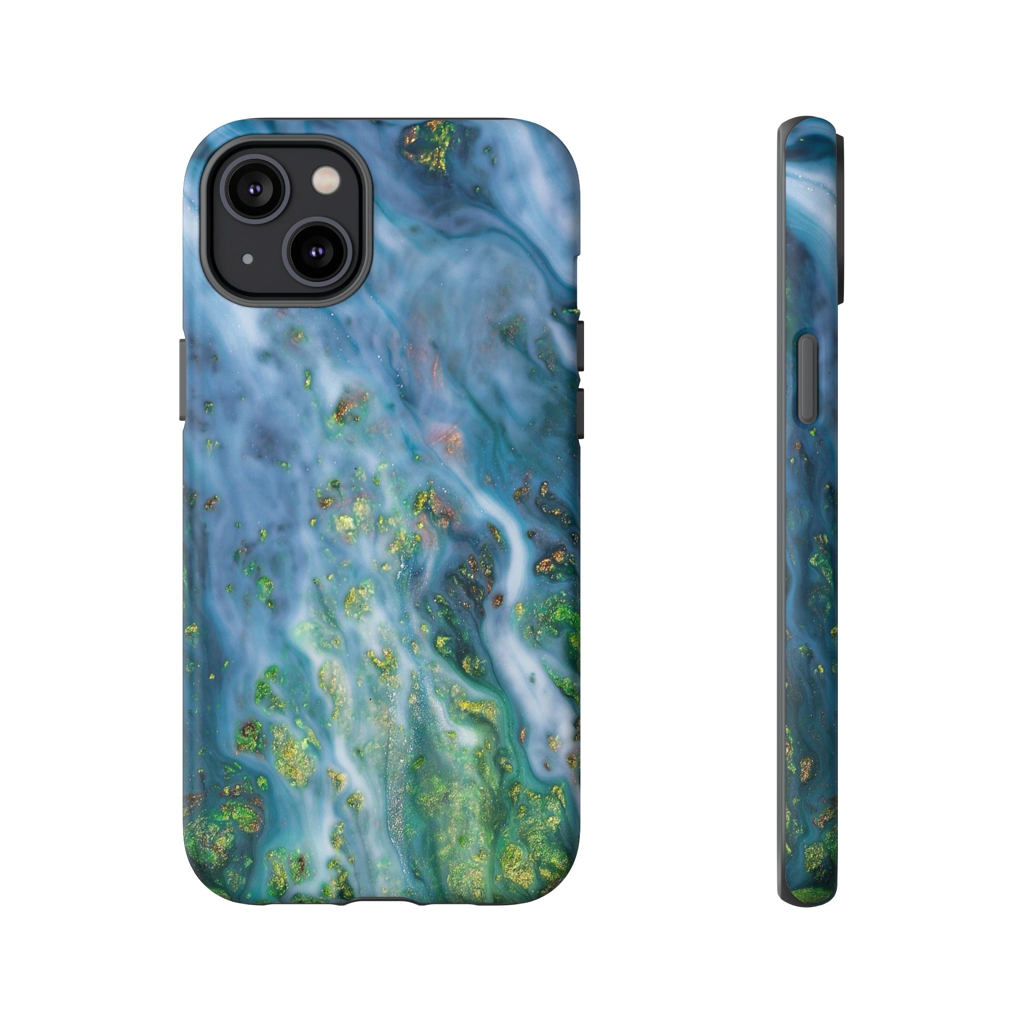 Forest Mist Ink Art iPhone Case (Protective) iPhone 14 Plus Matte Phone Case