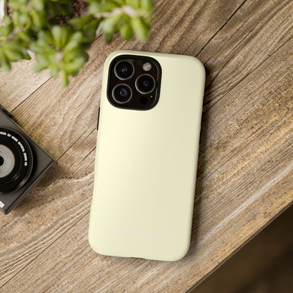 Pastel Yellow - Tough iPhone 16 Phone Case