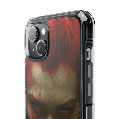 Red Spike Gaze iPhone 15 Plus Case - Impact