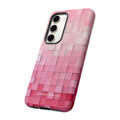 Gradient Pink Mosaic Samsung S23 - Tough Phone Case