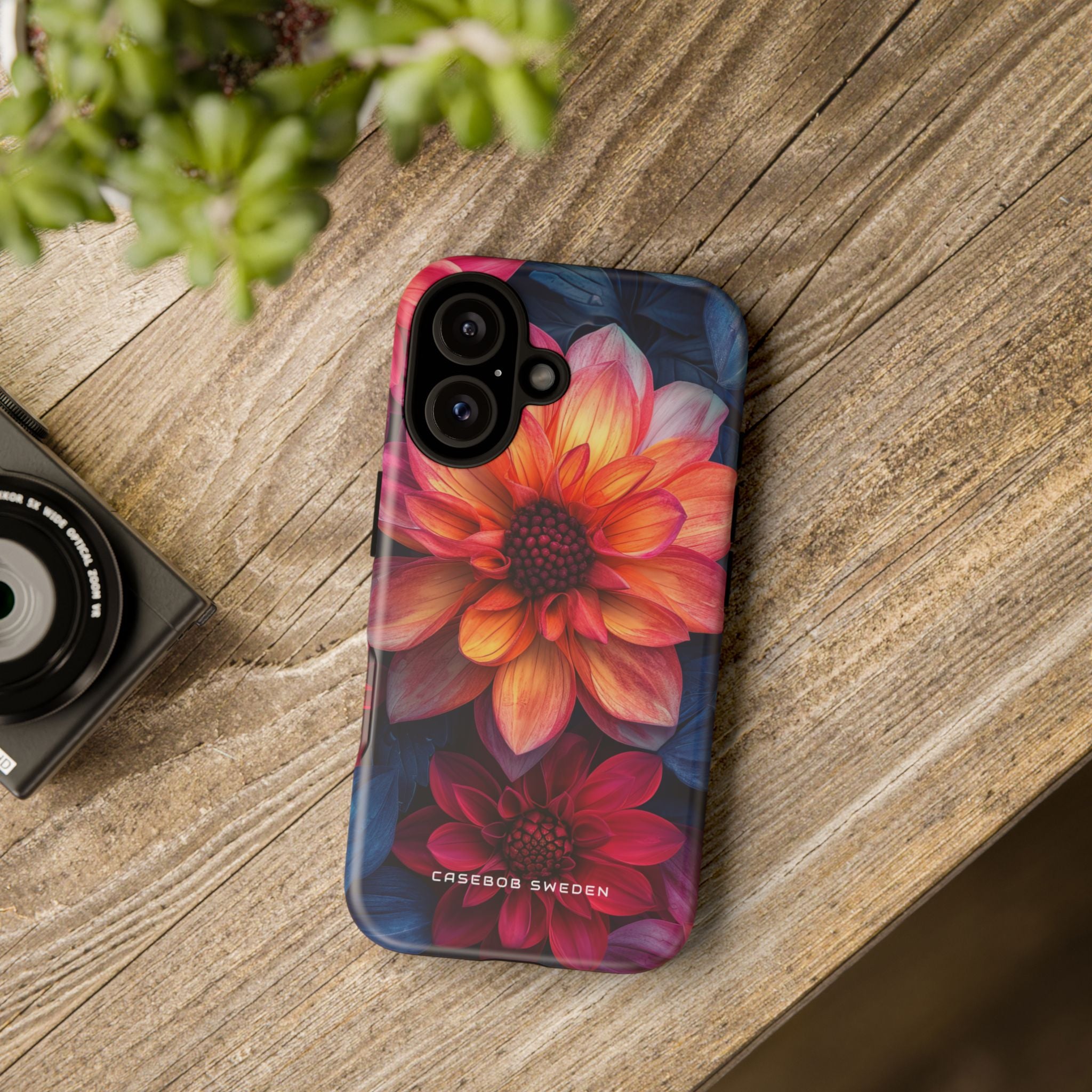 Fiery Bloom Harmony iPhone 16 - Tough Phone Case