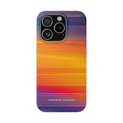 Gradient Sunset Flow iPhone 15 - Flexi Phone Case