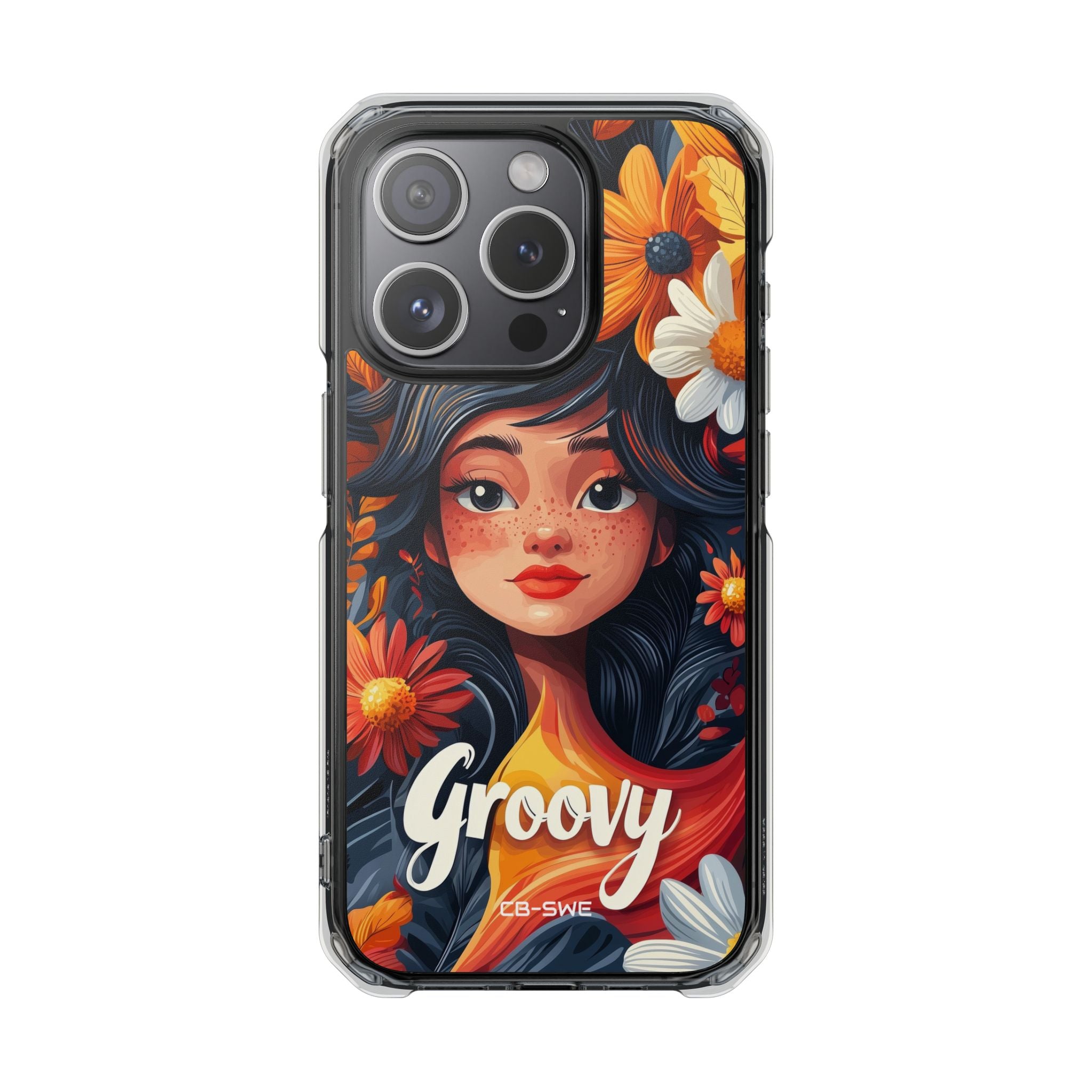 Floral Girl Smiles iPhone Case - Impact