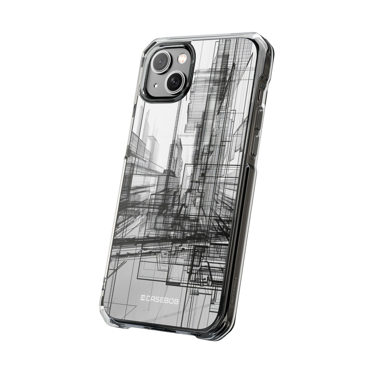 Architectural Maze - Phone Case for iPhone (Clear Impact - Magnetic)